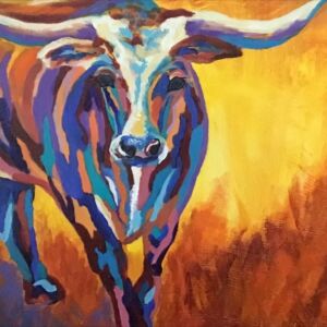 Colourful Bighorn Bull