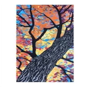 Tree & Colourful Leaves